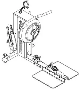 FIRST DEGREE FITNESS Power Cube Fluid Power Zone - Ankle Strap [4], Handle [5] and Squat Belt [6]