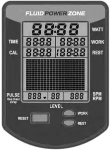 FIRST DEGREE FITNESS Power Cube Fluid Power Zone - Bluetooth Auto-Adjust Monitor