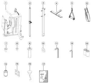 FIRST DEGREE FITNESS Power Cube Fluid Power Zone - Box Contents