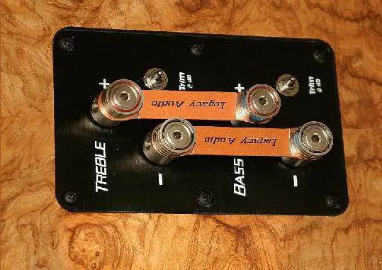 LEGACY Marquis XD Highly Dynamic Full Range Center Speaker- Terminal Plate