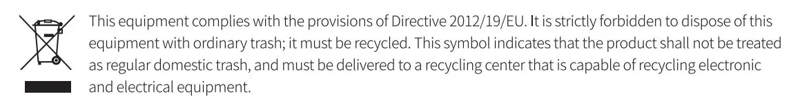 Baseus BS-W508 Simple 2-In-1 Wireless Charger Pro Edition User Manual - Disposal