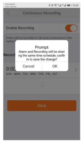 Ebitcam E2 720P Indoor PTZ CCTV IP Based Cloud Camera - Record