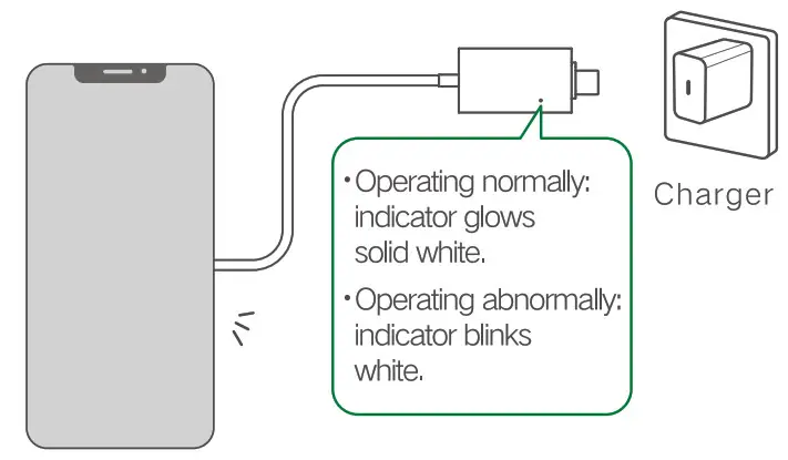 UGREEN CD245 15W Magnetic Wireless Charger- Cable