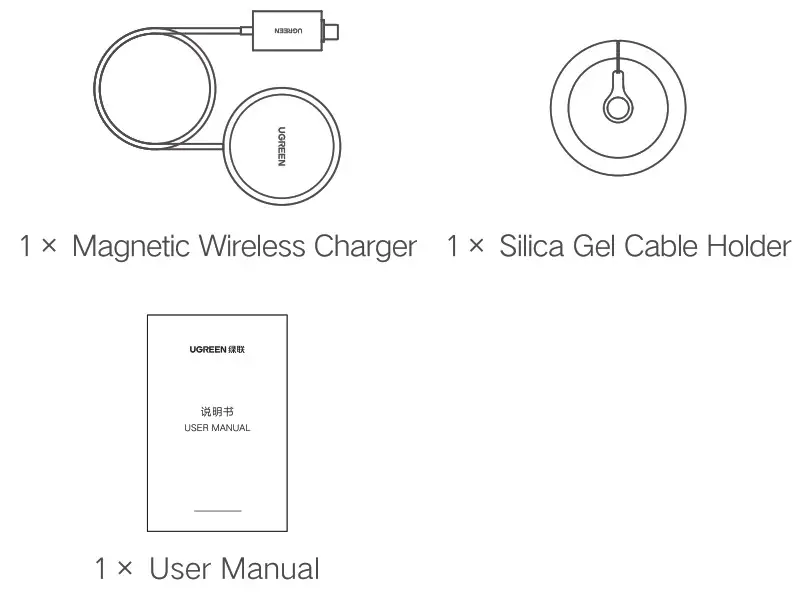 UGREEN CD245 15W Magnetic Wireless Charger- Package