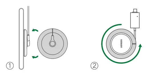 UGREEN CD245 15W Magnetic Wireless Charger- Tips