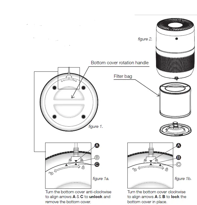 WELCARE WPA100 Desktop Air Purifier fig 5
