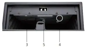 Diagram of inside of safe