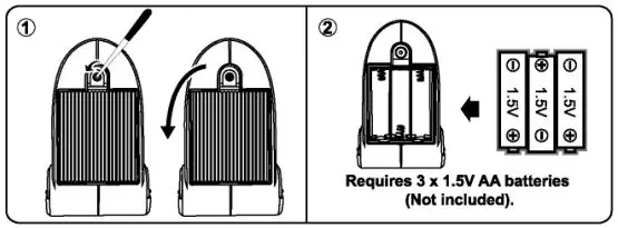 Di Hong Long Toys DH-8099C Remote Control Car Instruction Manual - Installing batteries in the transmitter