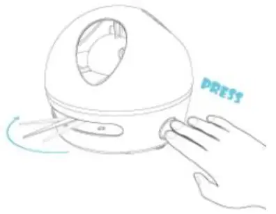 anko Cat Toy Mouse Chaser Dome - Directions 3