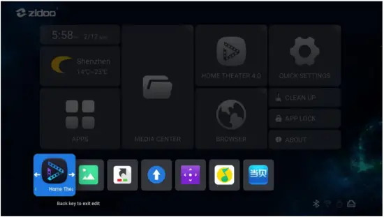 Bottom Application Customization