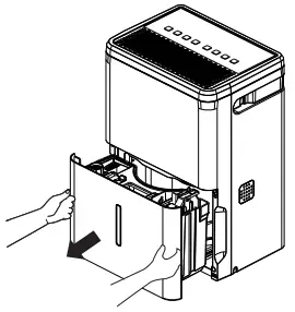 GE APPLIANCES AWHR50 Portable Dehumidifier with Pump-Removing Collected Water