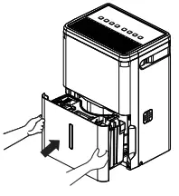 GE APPLIANCES AWHR50 Portable Dehumidifier with Pump-Removing Collected Water2