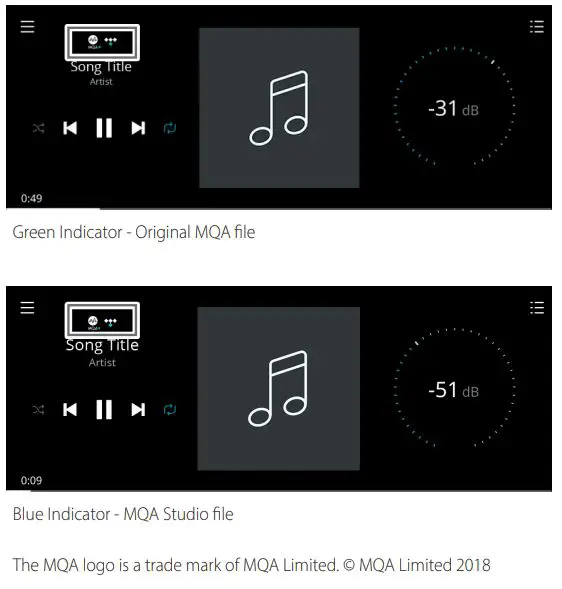 NAD C700 BluOS Streaming Amplifier Owner's Manual - FRONT PANEL DISPLAY