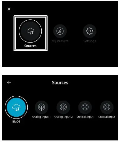 NAD C700 BluOS Streaming Amplifier Owner's Manual - SOURCES