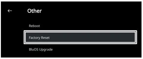 NAD C700 BluOS Streaming Amplifier Owner's Manual - Via Front Panel Display