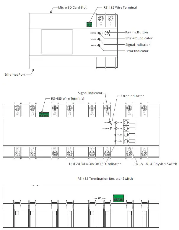 SONOFF SPM Diy Smart Stackable Power Meter Main Unit+4-Relays fig1