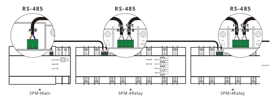 SONOFF SPM Diy Smart Stackable Power Meter Main Unit+4-Relays fig5