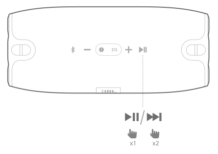 JBL Xtreme Music control