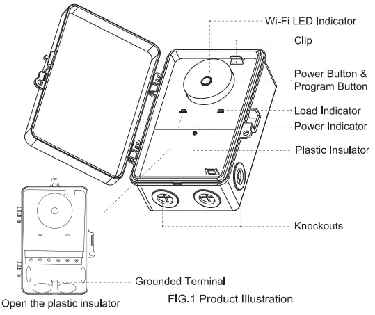 SURAIELEC-UBTW01B-Smart -Wi-Fi Box-Timer-Switch-1