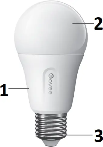 Govee H6002 WiFi+Bluetooth LED Bulb