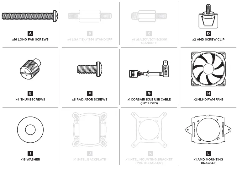 Highlighted parts for AMD