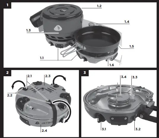 JETBOIL Genesis-Basecamp-Stove-System- fg 1