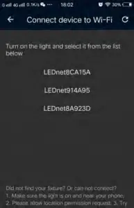 Connect the device to the router 1