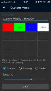 Customised colours and preservation 2