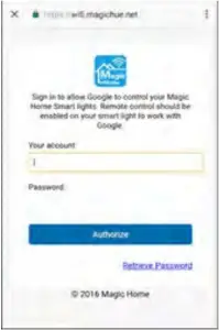 Google Assistance - Login with your app account 1