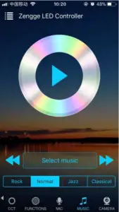 Light and music rhythm synchronization function 1