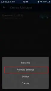 Remote control via Internet 4