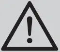 beko SPA 9130 B Steam Iron User Manual - Warning or Caution icon
