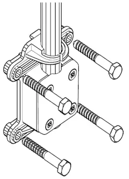 DAVIS 6415 Sonic Anemometer - On a vertical
