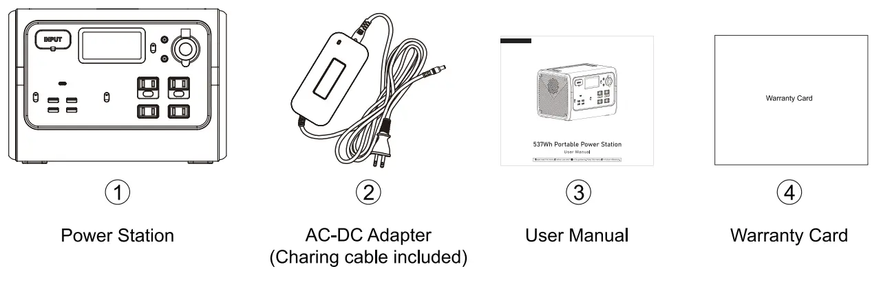 BLUETTI EB55 Portable Power Station 700W 537Wh - box