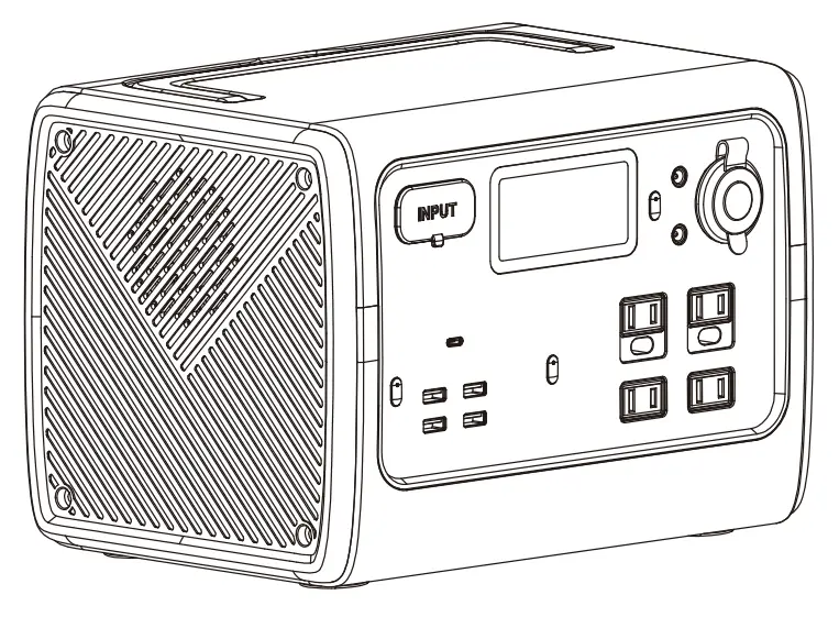 BLUETTI EB55 Portable Power Station 700W 537Wh