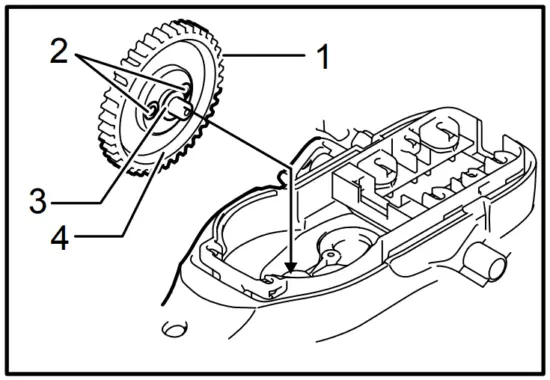 Removing the shear blades