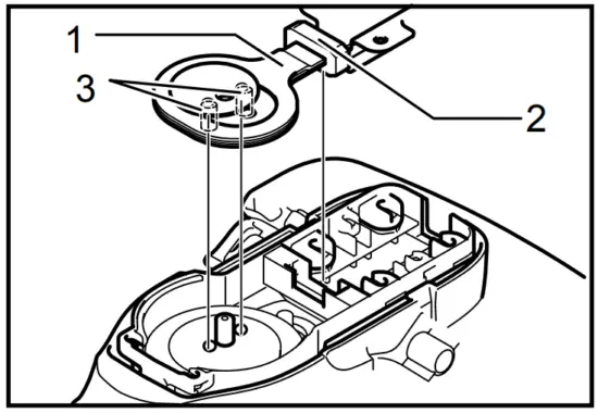 Installing the shear blade