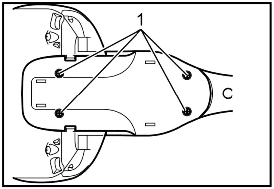 Installing the shear blade
