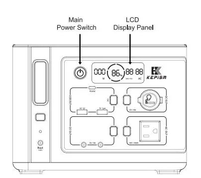 KEPiSM KP-300 300W Portable Power Station 1