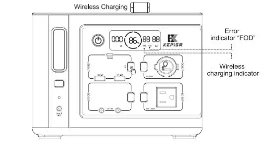 KEPiSM KP-300 300W Portable Power Station 3