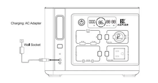 KEPiSM KP-300 300W Portable Power Station 7