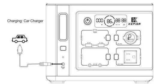 KEPiSM KP-300 300W Portable Power Station 8
