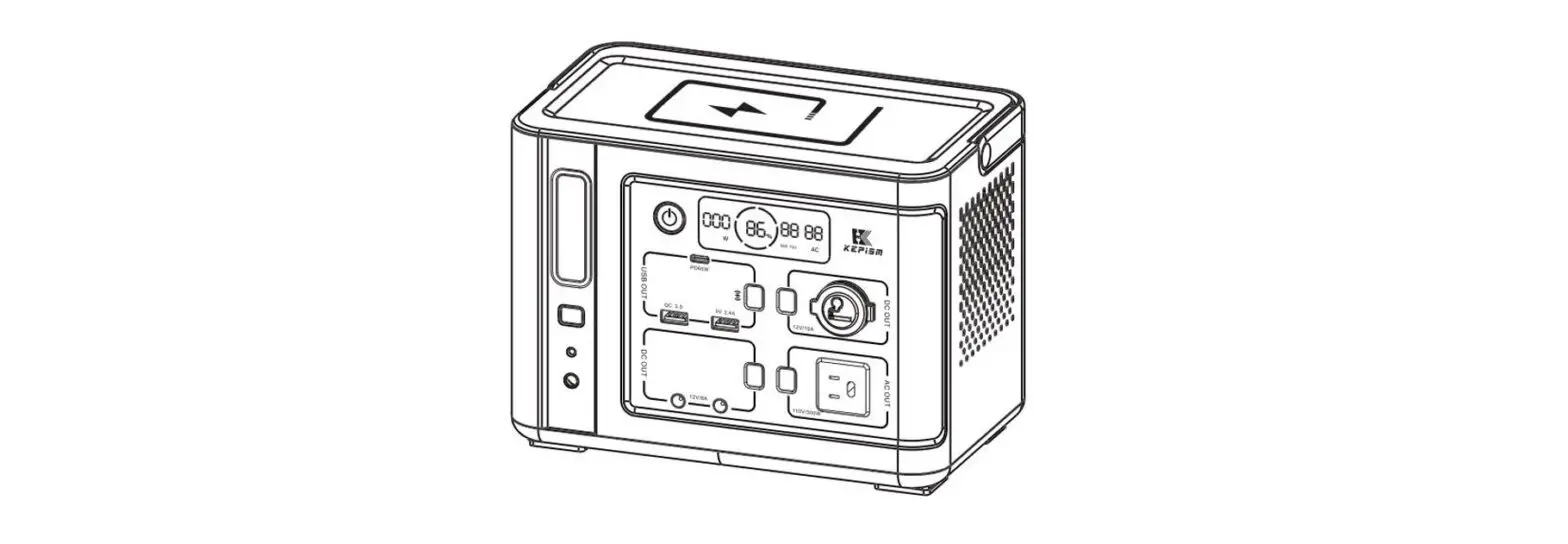 Kepism Kp-300 300w Portable Power Station Instruction Manual Kepism Kp-300 300w Portable Power Station Instruction Manual
