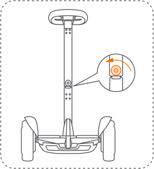Ninebot S-Max - Adjust the Height 1