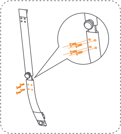 Ninebot S-Max - Install the LeanSteer 1