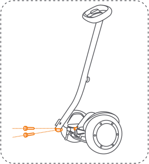 Ninebot S-Max - Install the LeanSteer 5