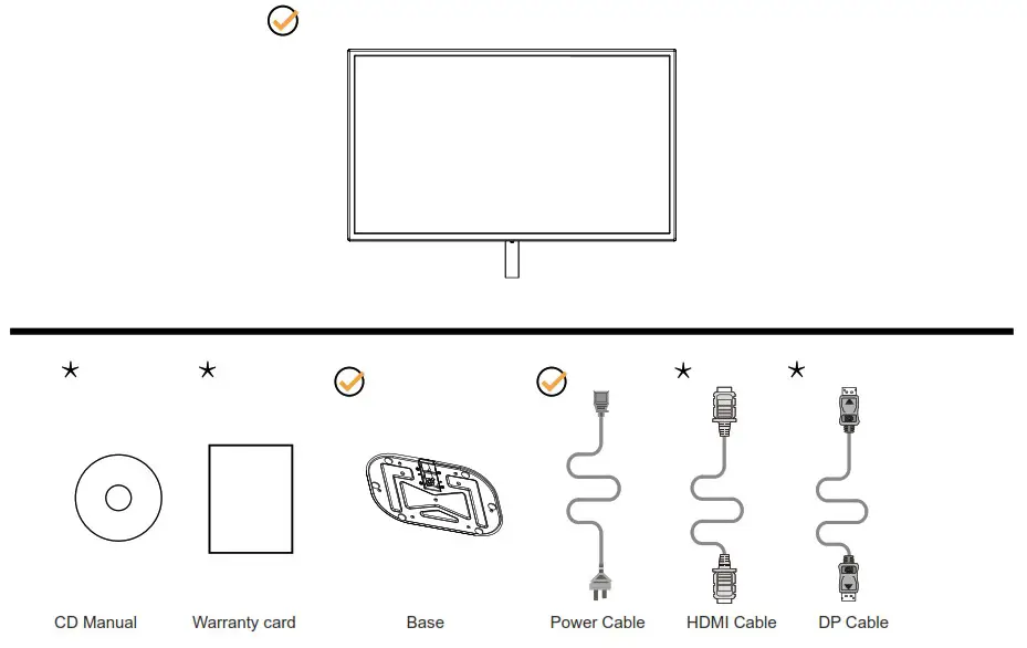 aoc Q32V3S LCD Monitor - Contents in Box 1