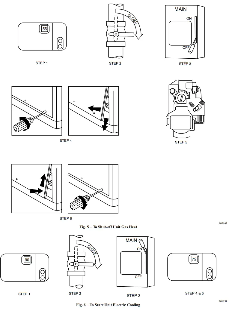 Heil HVAC PGR5 Ultra Low NOx 2 Stage Packaged Air Conditioner and Single Stage Gas Furnace System - 5