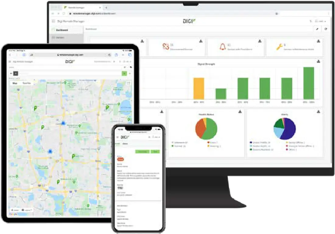 DIGI EX40 Cellular Router with 4G LTE Advanced Pro Connectivity - Manage Device