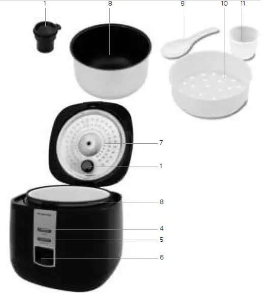 INVENTUM-RK140ZW-rice-cooker-and-steamer-fig2
